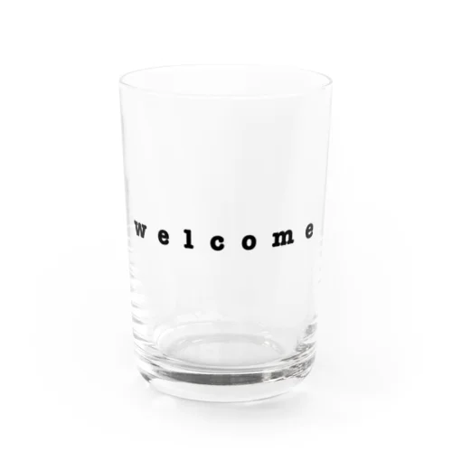 welcome Water Glass