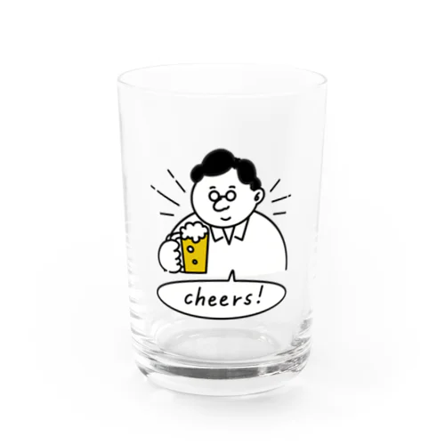 おつかれさま Water Glass