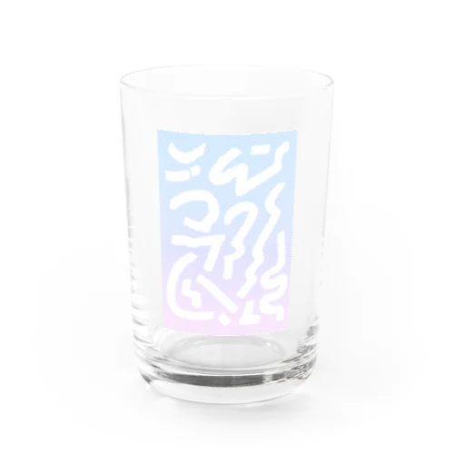 sunrise ver.pink Water Glass