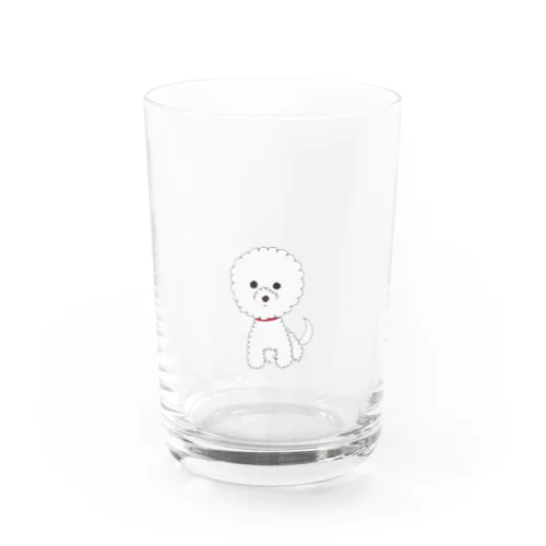 もふもふビションフリーゼ Water Glass