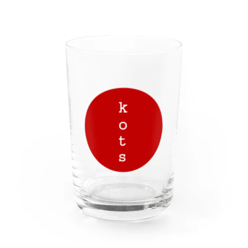 kotsロゴ Water Glass