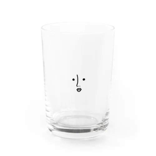 人の顔 Water Glass