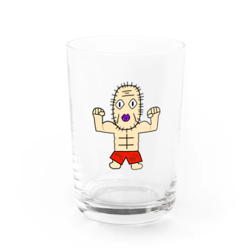 双六シリーズ　ムキムキじいさん Water Glass