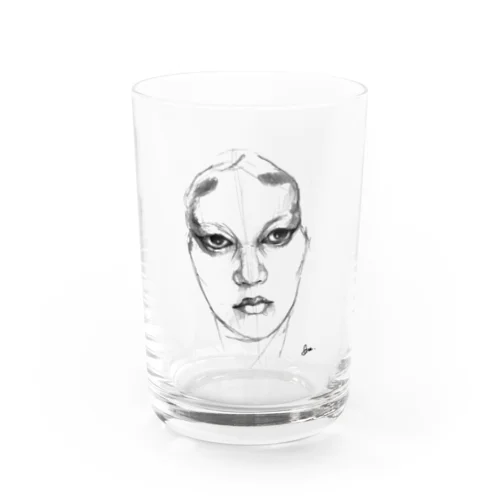 日本の美しい女性 Water Glass