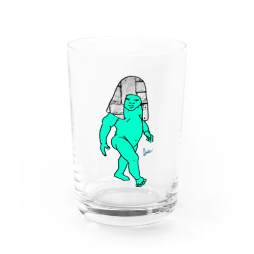 コンビニに行く子供 Water Glass