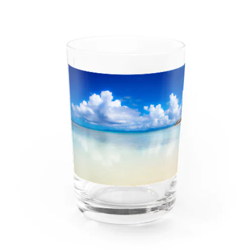 Dreaming blue Water Glass