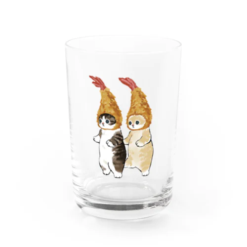 ダブルえび天にゃん Water Glass