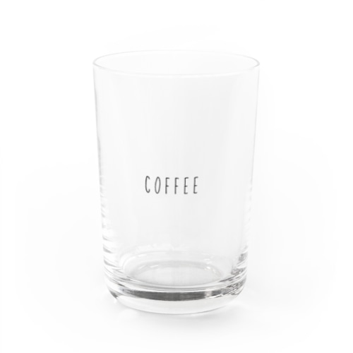 COFFEE  Water Glass