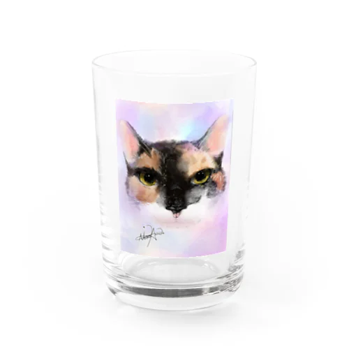 三毛猫hime Water Glass