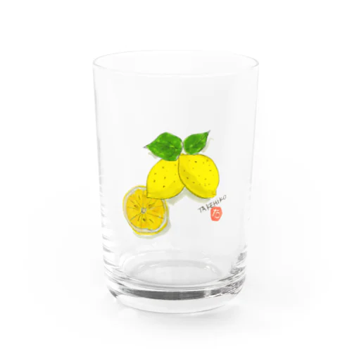 Lemon_02 Water Glass