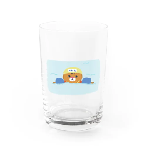 スイミングチャコちゃんグラス Water Glass