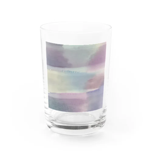 にじみボーダー　グラス Water Glass