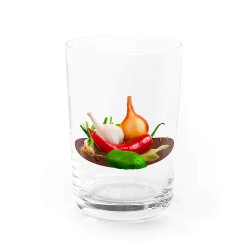 野菜　Tシャツ Water Glass