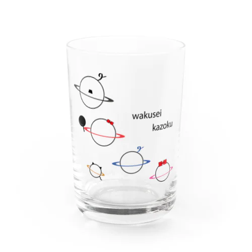 wakuseikazoku Water Glass