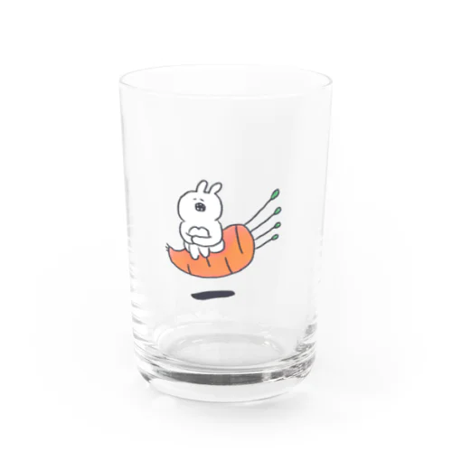 歯うさぎシロ Water Glass