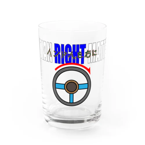 INDIAN RIGHT MATTER インド人を右に Water Glass