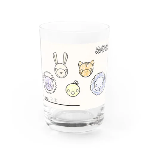 【サンプル】キミのぬりえをグラスに！ Water Glass