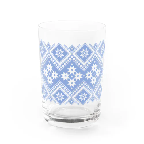 北欧っぽいknitting pattern － 水色 Water Glass