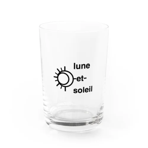 lune-et-soleil  Water Glass