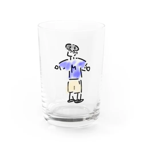 絵心ない人の少年M Water Glass