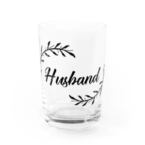 ペア(Husband)リーフ_黒 Water Glass