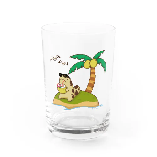 おしまいちゃん（南の島Ver.） Water Glass