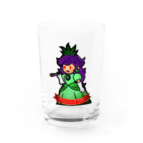Princess of THC Water Glass