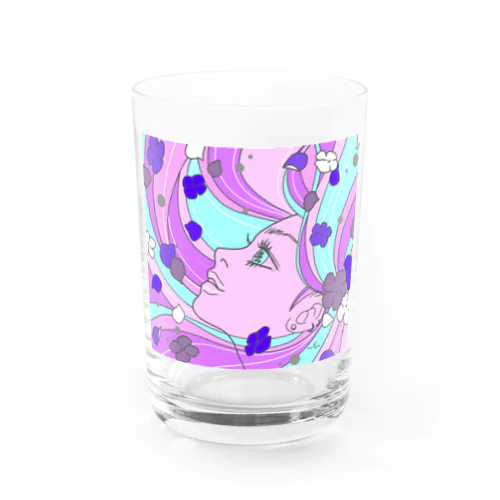 あじさい（６月の誕生花） Water Glass