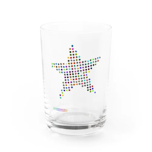 Circular dot star_tsc02 Water Glass