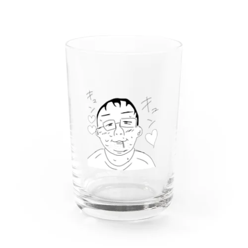 みんな大好きおぢさんグッズ😁 Water Glass