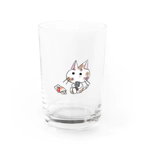 お気に召すまま猫 Water Glass