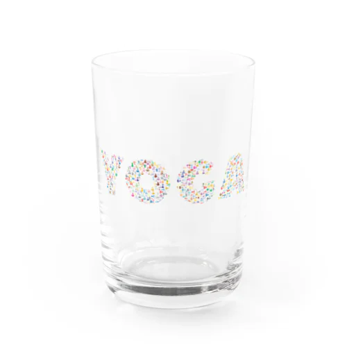 ヨガシルエット「YOGA」 Water Glass