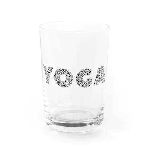 ヨガシルエットYOGA（ブラック） Water Glass