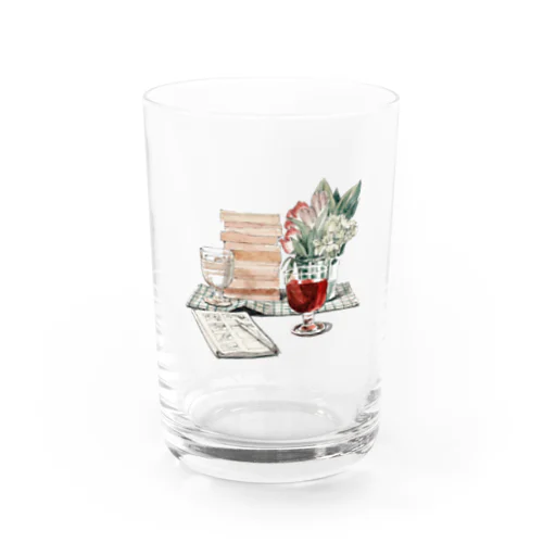 Bellflower Water Glass