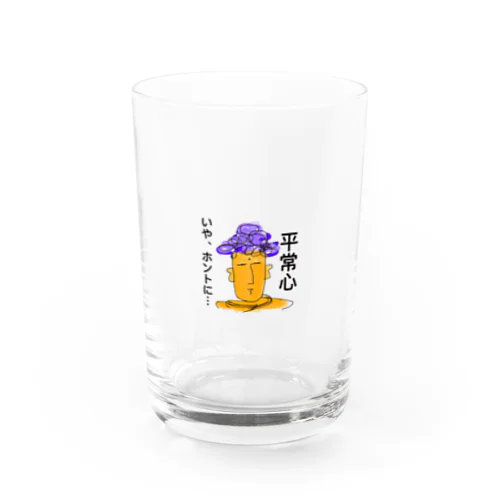 Buddha-sanは平常心 Water Glass