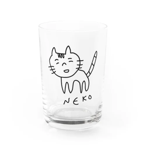 ねこ Water Glass