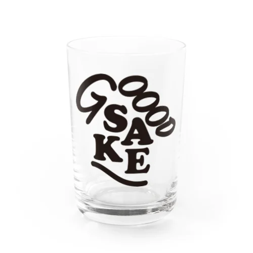 GOOD SAKE = グッと酒 Water Glass
