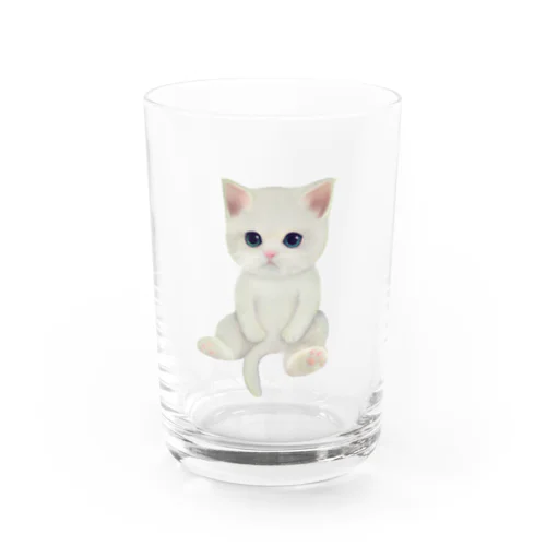 ちょこんとにゃんこ。 Water Glass