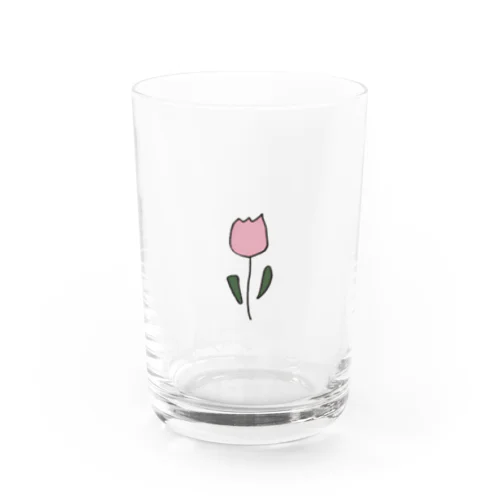 pink tulip グラス