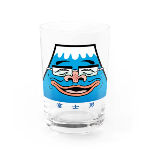 そびえる富士男 Water Glass