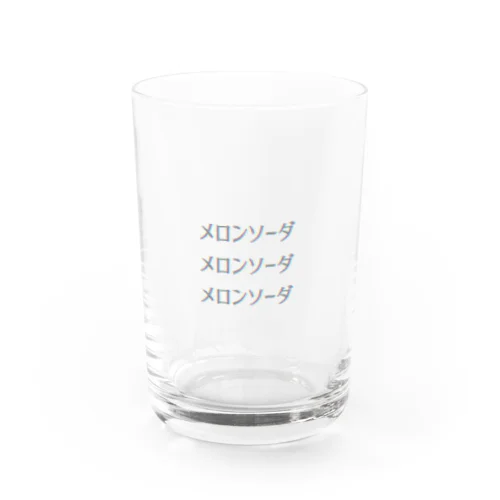 メロンソーダ3人 Water Glass