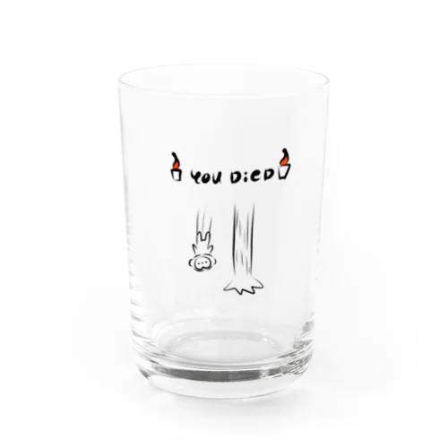 You died Water Glass