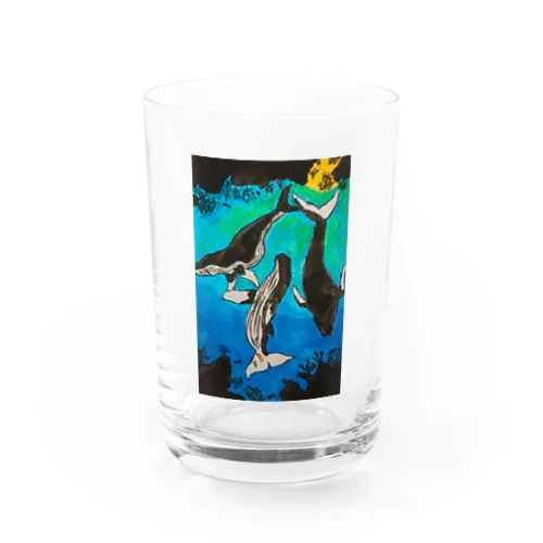 クジラさん Water Glass