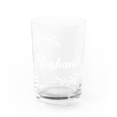 ペア(Husband)リーフ_白 Water Glass