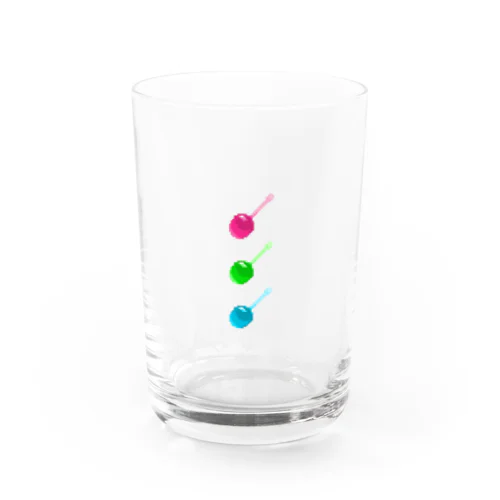 チェリー型ゼリー（ドット絵） Water Glass