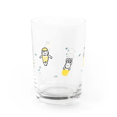 Swimmer Water Glass