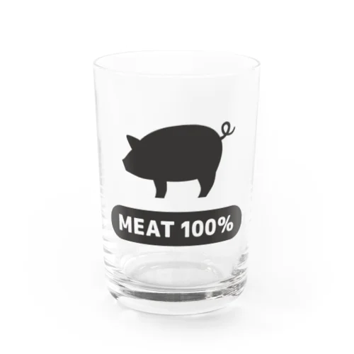 ミート100％ Water Glass