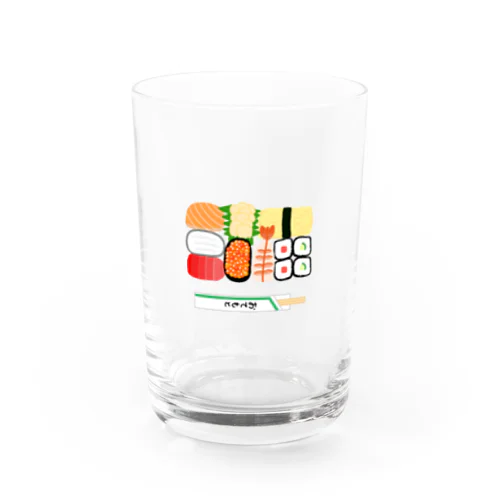 一人前お寿司 Water Glass