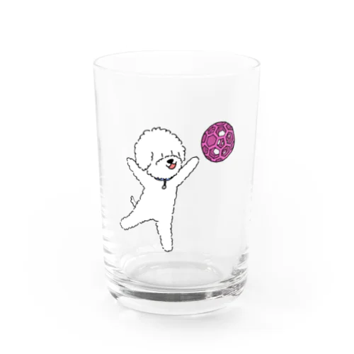 アフロカットのトイプードル Water Glass