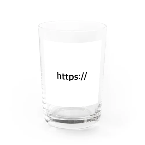 https:// ロゴ Water Glass